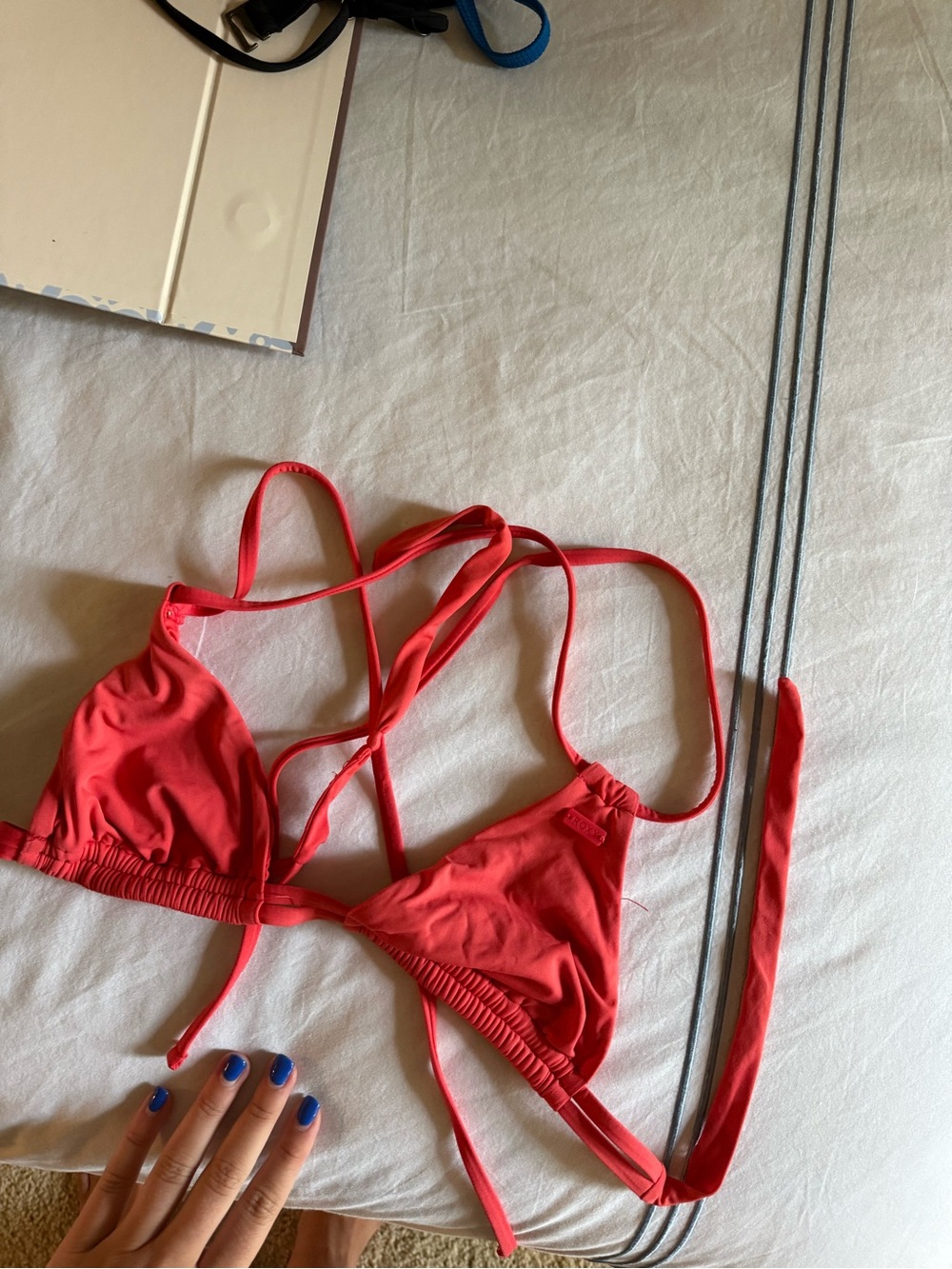 Roxy bikini top women size small